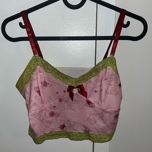 Cute Lace Cropped Tank